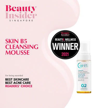 SkinB5 Cleanser Acne Control Cleansing Mousse 150mL award winning