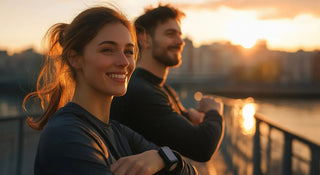 Happy People using gut health supplements

